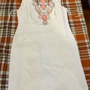 Lilly Pulitzer Elegant White Embroidered Dress